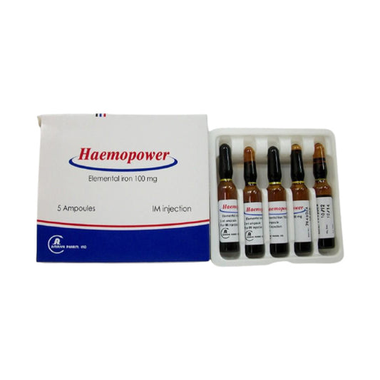 HAEMOPOWER 100 MG 5 AMP