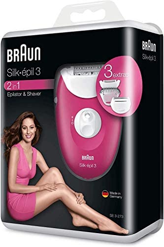 BRAUN SILK EPIL EPILATOR&SHAVER SE3273 إزالة الشعر