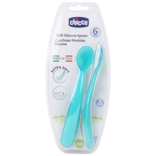 CHICCO SOFTLY SPOON 6M+ معلقة سيلكون لبني 61853