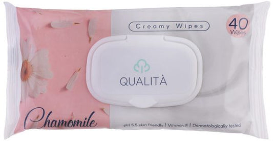 QUALITA CHAMOMILE WIPES 40WIPES