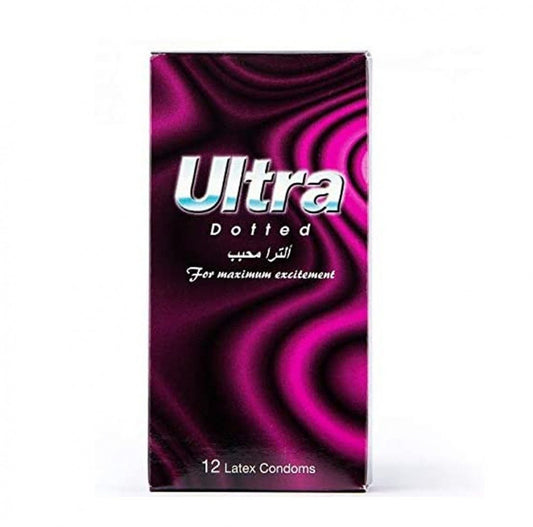Ultra Dotted 12 Condoms Latex