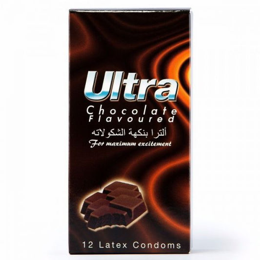 Ultra Chocolate 12 Condoms Latex