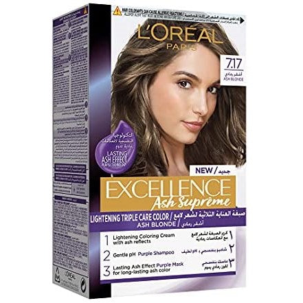 LOREAL EXCELLENCE ASH SUP 7.17 BLONDE CENDRE