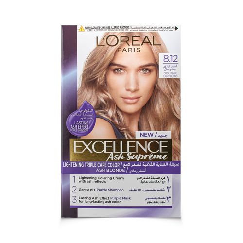 LOREAL EXCELLENCE ASH SUP 8.12 COOL PEARL LIGHT BL