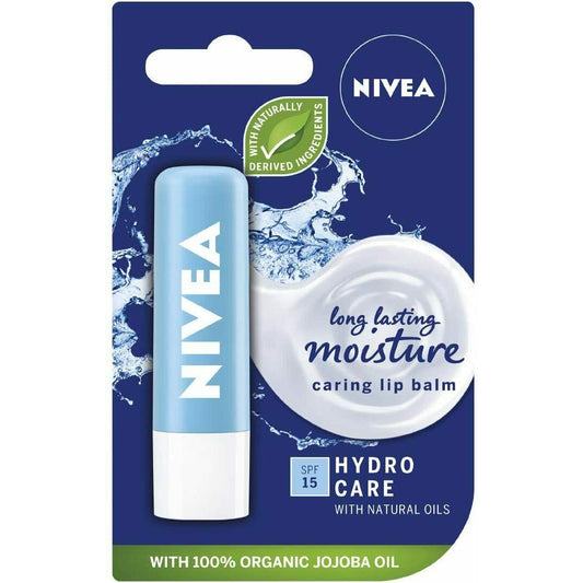 NIVEA CARING LIP BALM SPF15 (HYDRO CARE) 4.8G