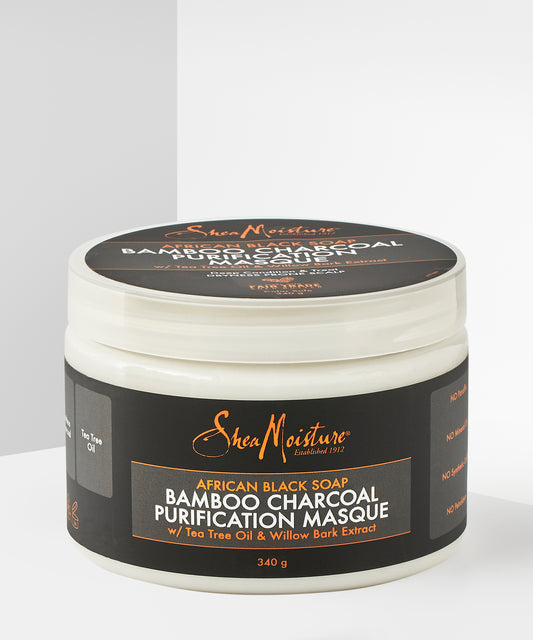 Shea Moisture African Black Soap Bamboo Charc 340G