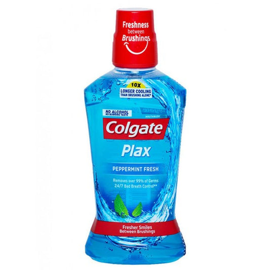 غسول الفم كولجيت بلاكس بالنعناع 500 مل ازرق