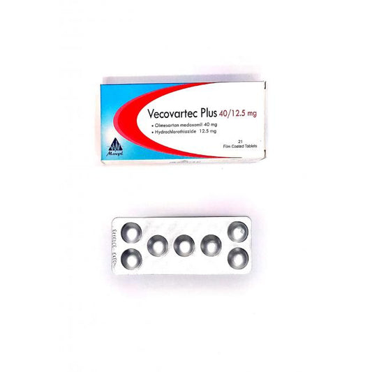 VECOVARTEC PLUS 40/12.5MG 21TAB