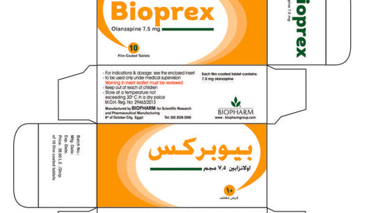 بيوبريكس 7.5 ملغ 30 قرصًا فمويًا