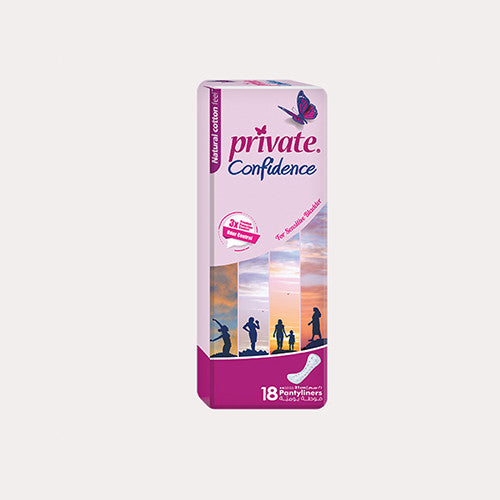 PRIVATE CONFIDENCE PANTYLINERS 18PADS