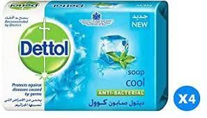 ديتول صابون بارد 165 جم 4 قطع خصم2جنيه