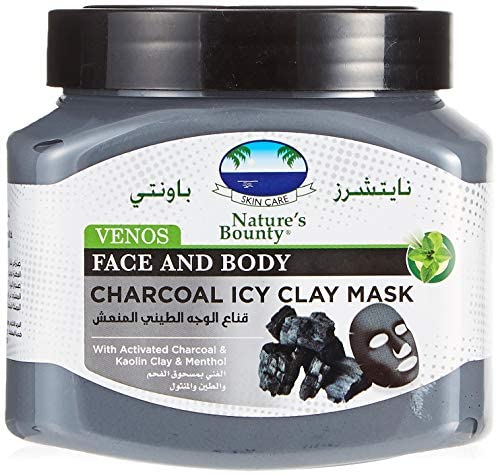 Natures Bounty Charcoal Icy Clay Mask 300G