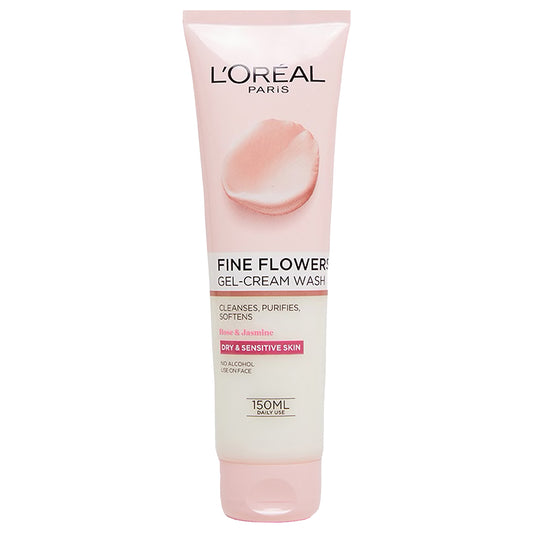LOREAL FINE FLOWERS GEL CREAM WASH ROSE 150ML