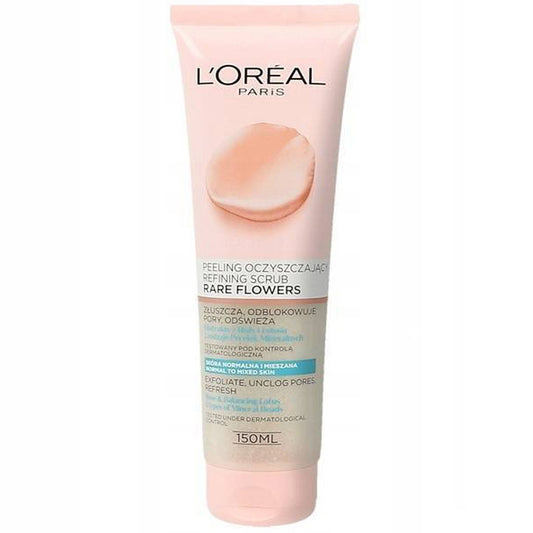 LOREAL RARE FLOWERS REFINING SCRUB 150ML