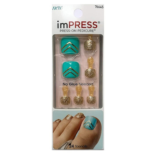 IMPRESS FANCY FEET (BIPT013) 24 NAILS 6455