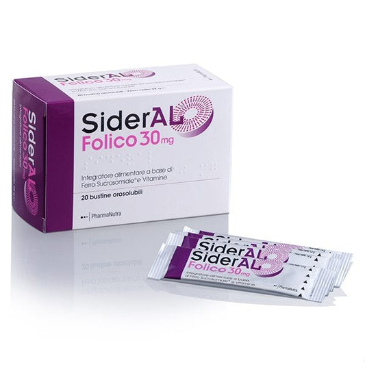 SIDERAL FOLIC 20MOUTH DISPERSILBLE STICKS