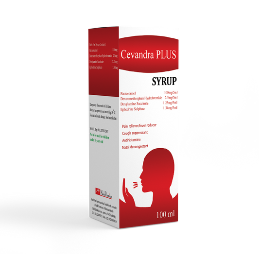 CEVANDRA PLUS SYRUP 120 ML