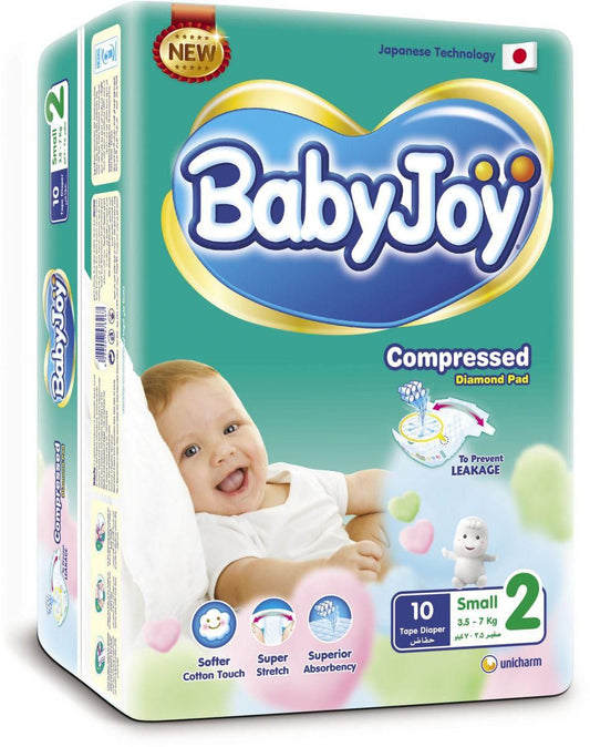 BABYJOY 2 (STRETCH) SMALL (3.5-7KG) 10PC