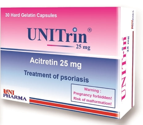 UNITRIN 25MG 30 CAP