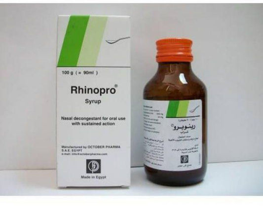 RHINOPRO 100 MG SYRUP 90 ML