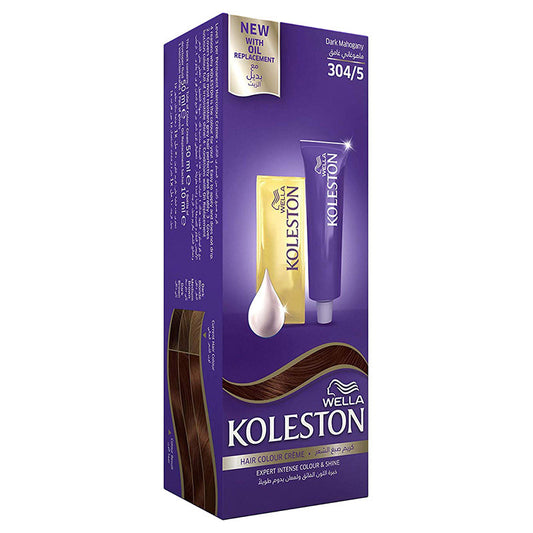 KOLESTON SEMI KIT COLOR CREME 304/5 DARK MAHOGANY