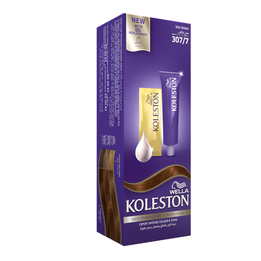 KOLESTON SEMI KIT COLOR CREME 307/7 DEER BROWN