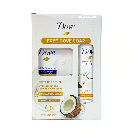 بخاخ دوف لاستعادة الطقوس 150 مل + صابون أصلي