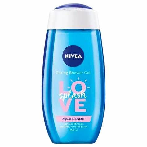 NIVEA SHOWER GEL LOVE SPLASH F/W 250 ML