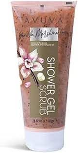 جل استحمام أفوفا مقشر بنكهة الفانيليا والمارشميلو 185 جرام