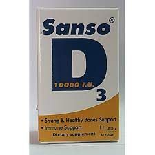 Sanso D3 10000 I.U. 30Tab