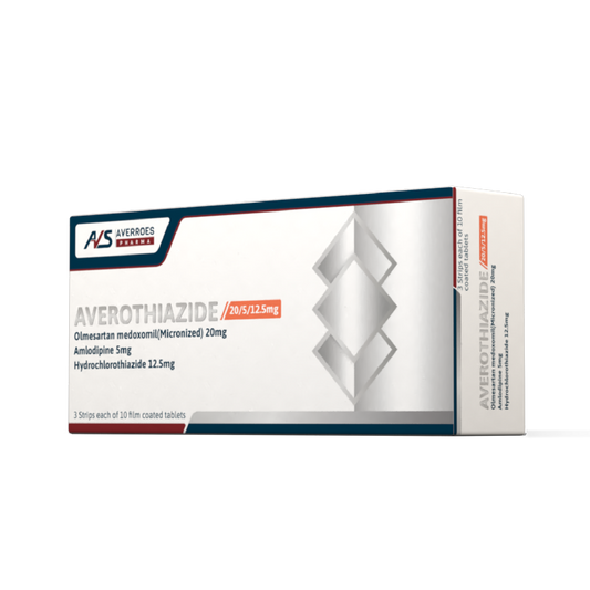 AVEROTHIAZIDE 5 /12.5/20MG 30TAB