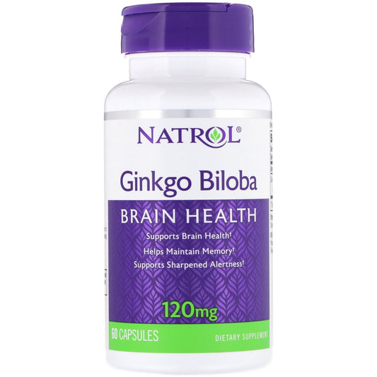 Natrol Ginkgo Biloba 120Mg 60Cap