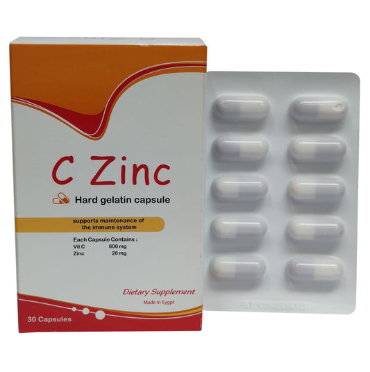 VITAMIN C & ZINC 30CAP HEALTHH PHARMA