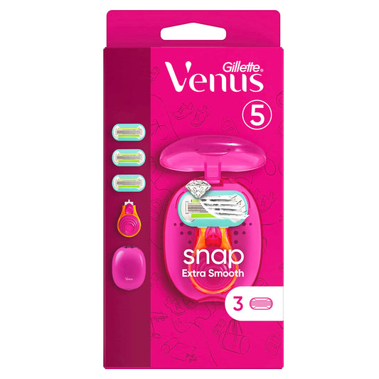 GTT. VENUS EXTRA SMOOTH 3 BLADE + SNAP يد ماكينة