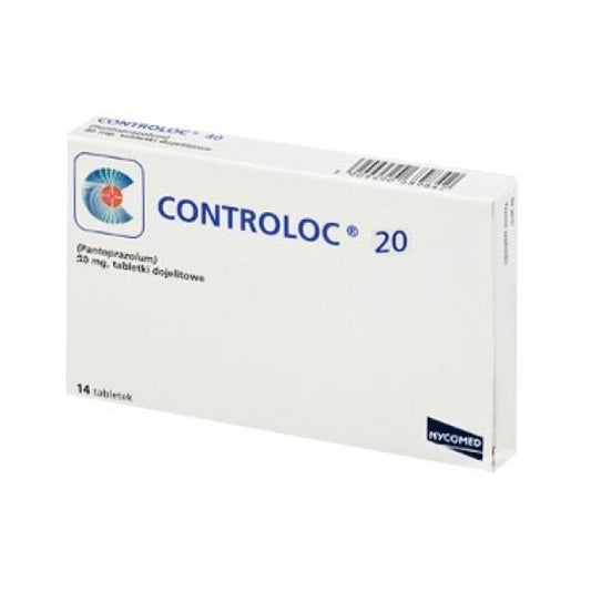 CONTROLOC 20 MG 14 TAB