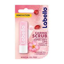 LABELLO LIP CARING SCRUB ROSEHIP OIL 4.8G مقشر