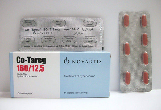 CO-TAREG 160/12.5 MG 14 TAB