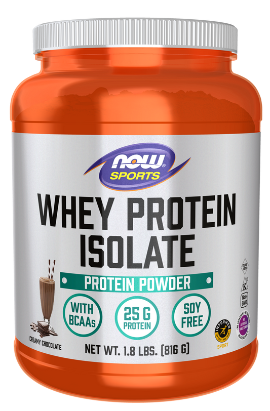 NOW WHEY ISOLATE 1.8LB 816G CHOCOLATE