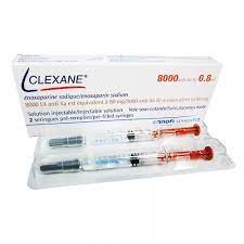 CLEXANE 80 MG 2 SYRING