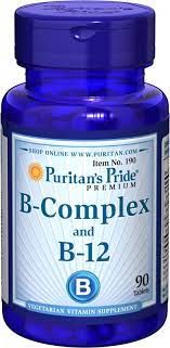 PURITANS PRIDE B-COMPLEX B-12 90TABS