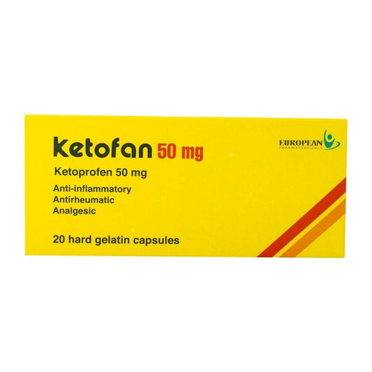 KETOFAN 50 MG 20 CAPS