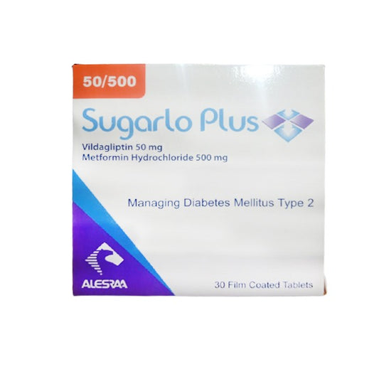 SUGARLO PLUS 50/500 MG 30 TAB