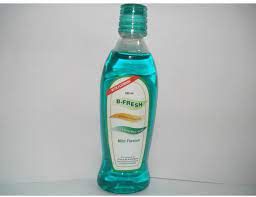 غسول الفم بنكهة النعناع المنعش من بي فريش 500 مل أخضر