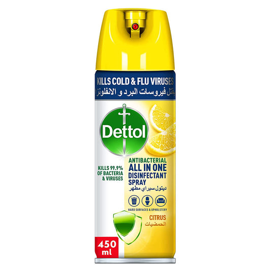 DETTOL DISNFECTANT SPRAY CITRUS 450 ML