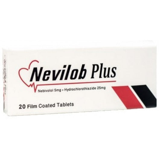NEVILOB PLUS 5 /25 MG 20 TAB