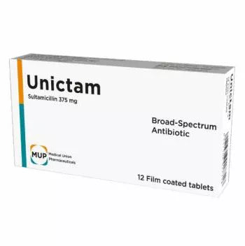 Unictam 375 Mg 12 Caps