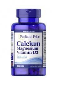 PURITANS PRIDE CALCIUM MAGNESIUM VIT D3 120CAP