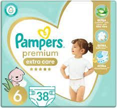 PAMPERS (PREMIUM CARE 6) 13KG 38 PCS سعودى