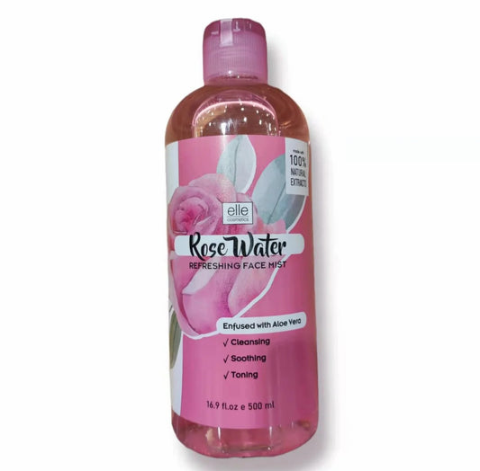 ELLE ROSE WATER REFRESHING FACE TONER 500ML