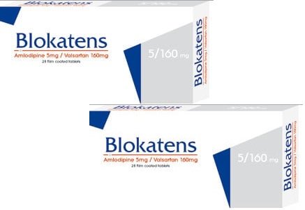 BLOKATENS 5MG / 160 MG 28 TAB